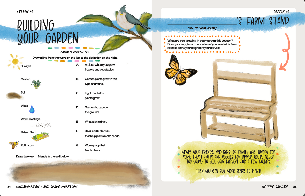 Schools & Groups "In the Garden" Curriculum - Digital WorkBook Set